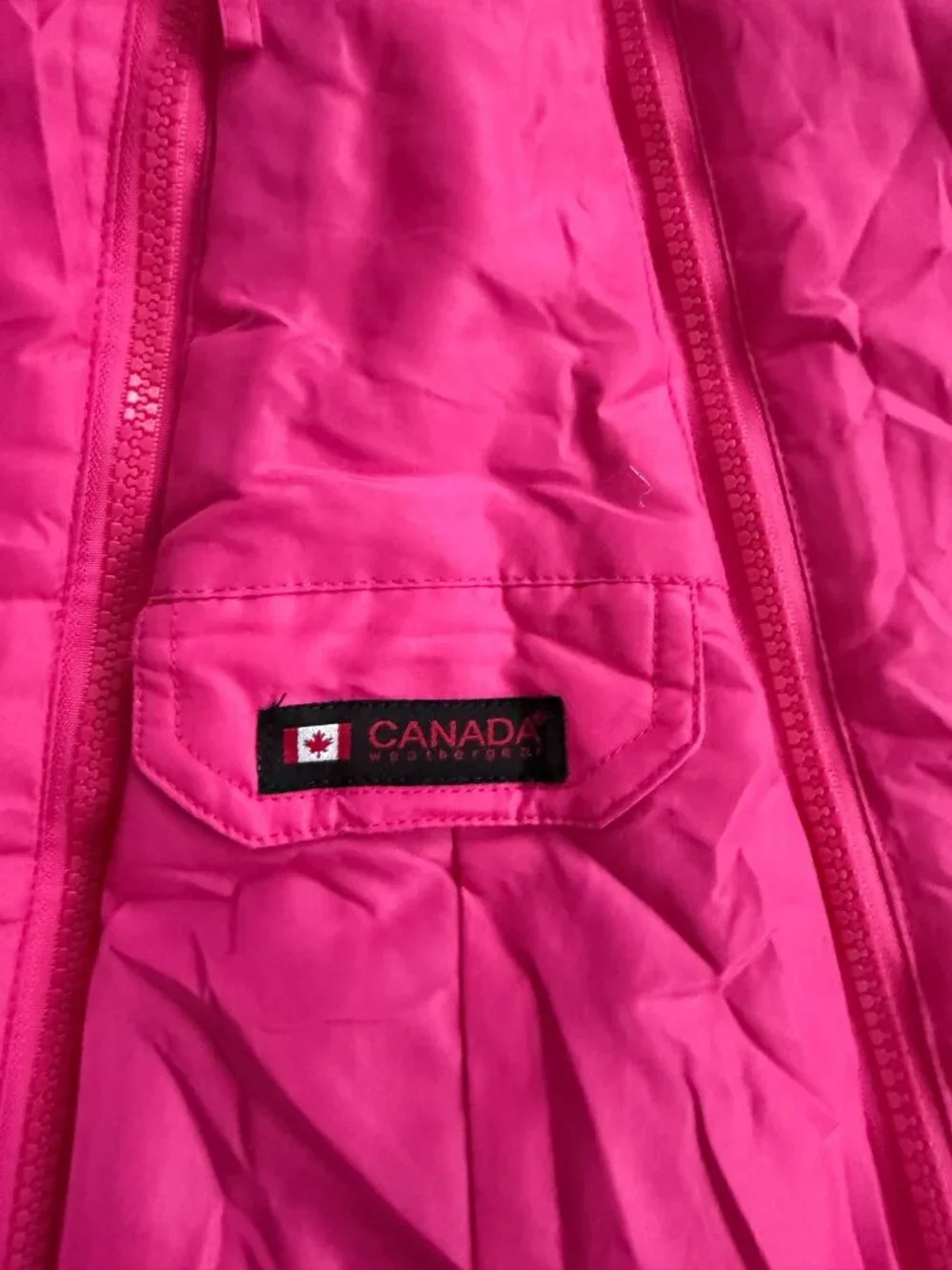 CANADA WEATHER GEAR Baby Pink Snowsuit size 6/9 Months